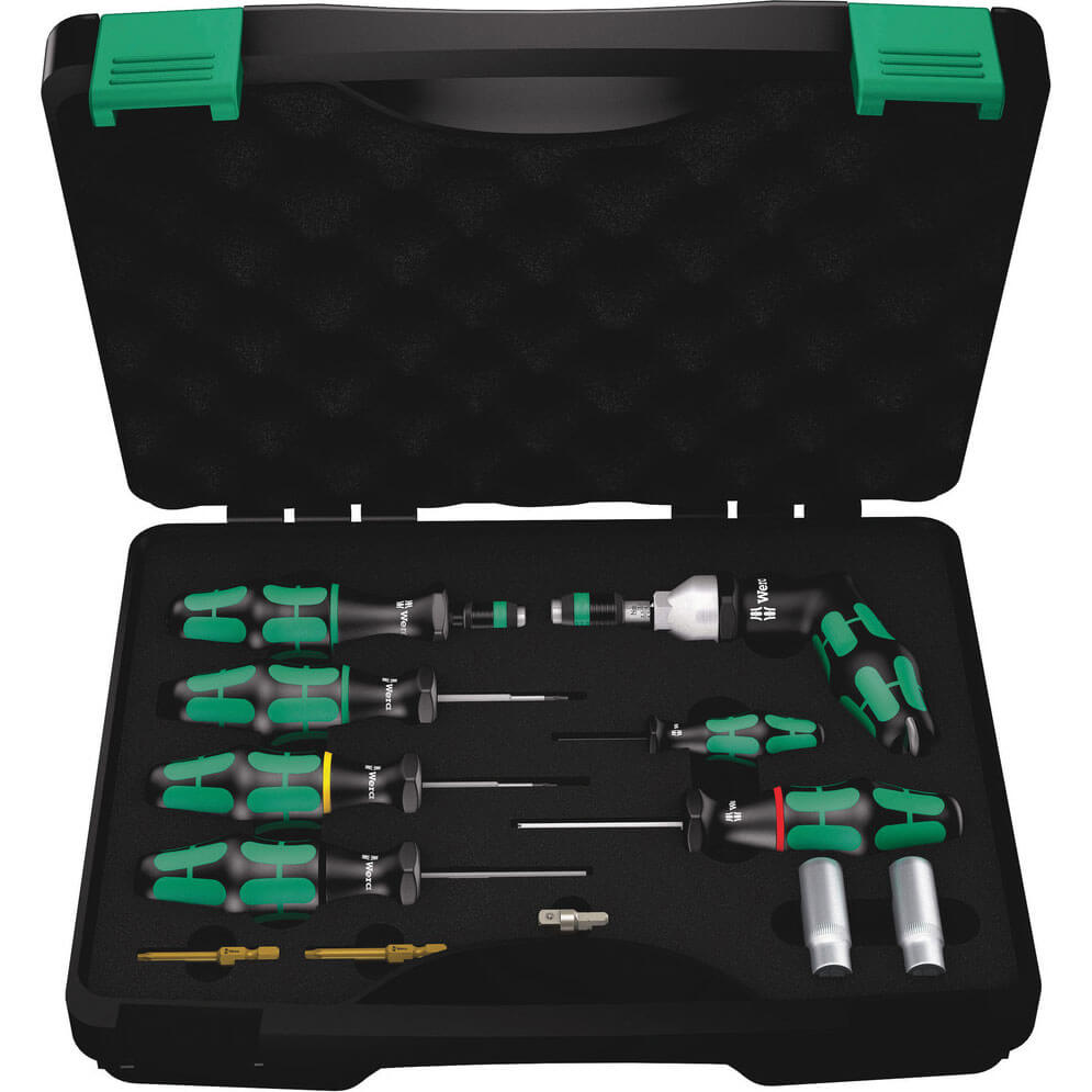 Wera 7443/12 Tyre Pressure Control System Assembly Tool Kit