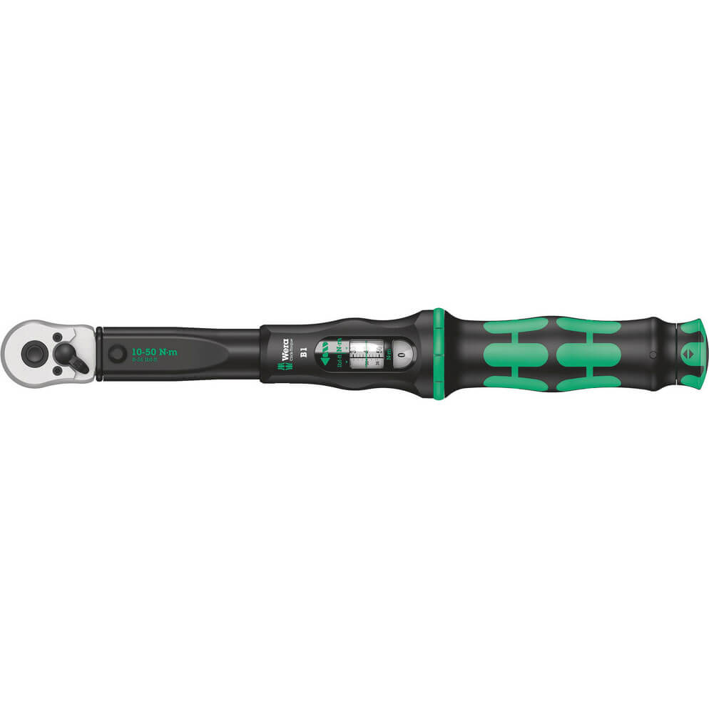Image of Wera 3/8" Drive Click Torque B1 Torque Wrench 3/8" 10Nm - 50Nm