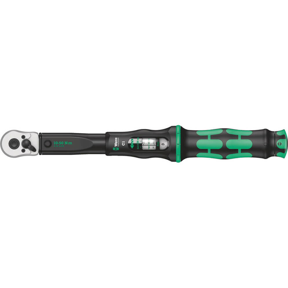 Image of Wera 1/2" Drive Click Torque C1 Torque Wrench 1/2" 10Nm - 50Nm