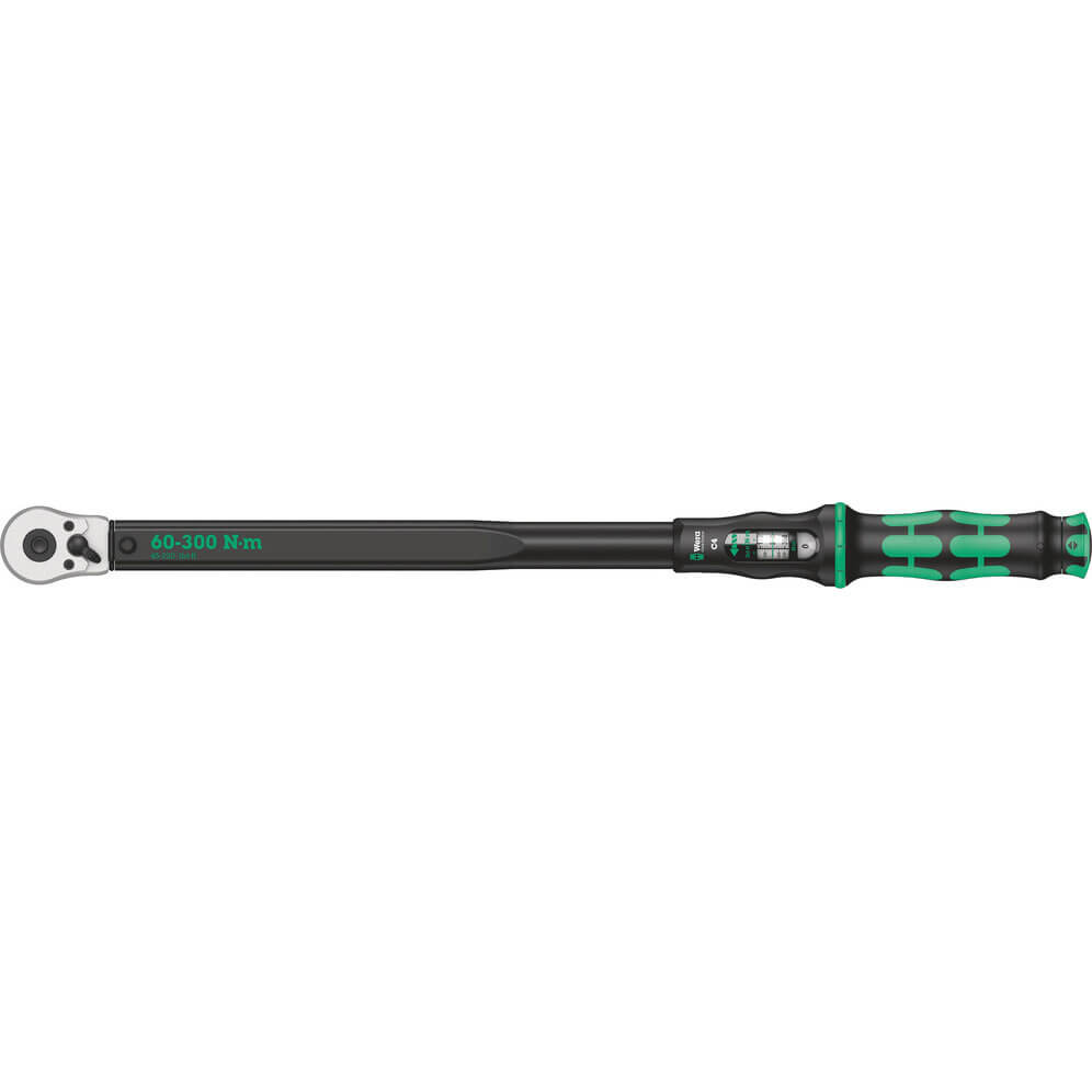 Image of Wera 1/2" Drive Click Torque C4 Torque Wrench 1/2" 60Nm - 300Nm