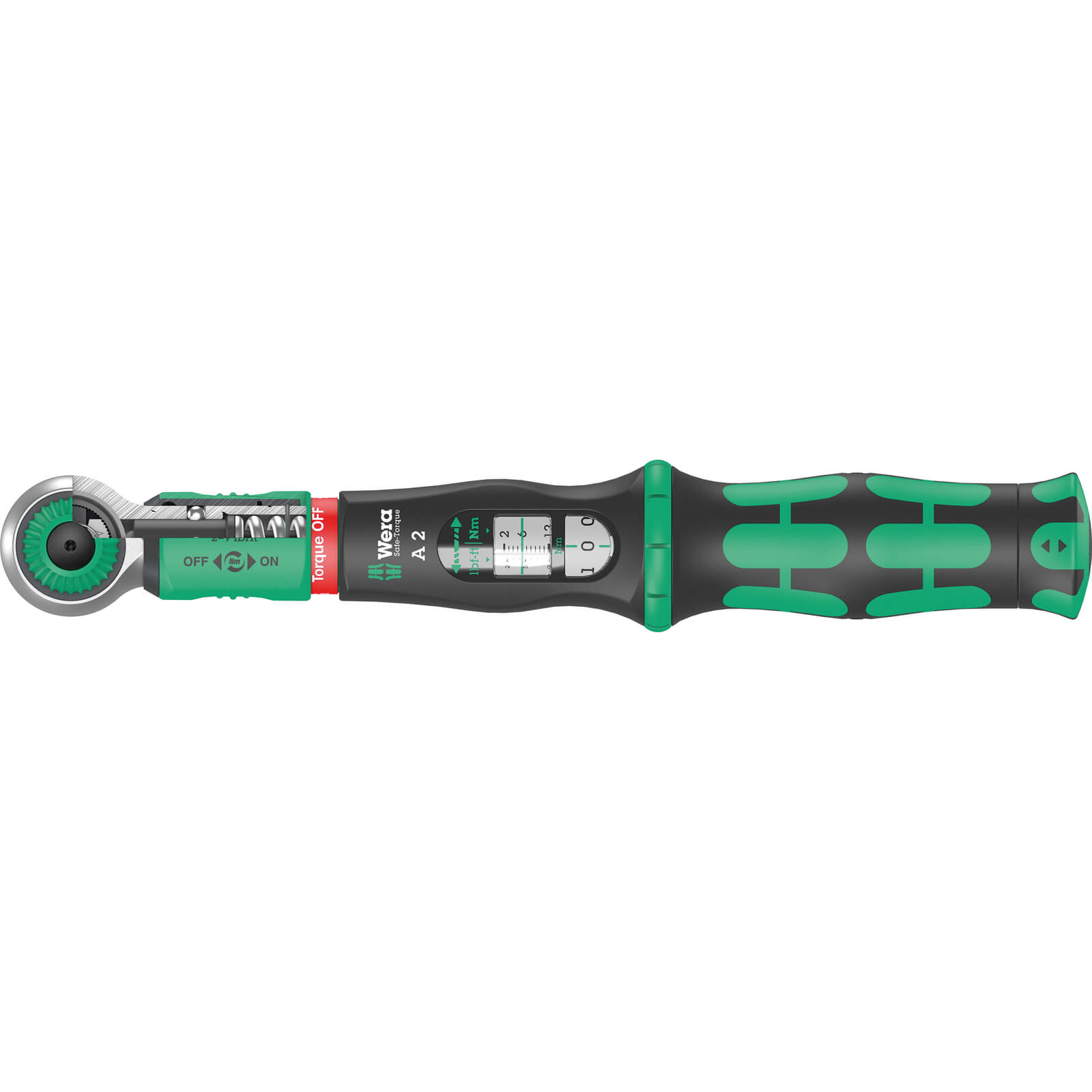 Image of Wera Safe Torque A2 1/4" Hex Drive Torque Wrench 1/4" 2Nm - 12Nm
