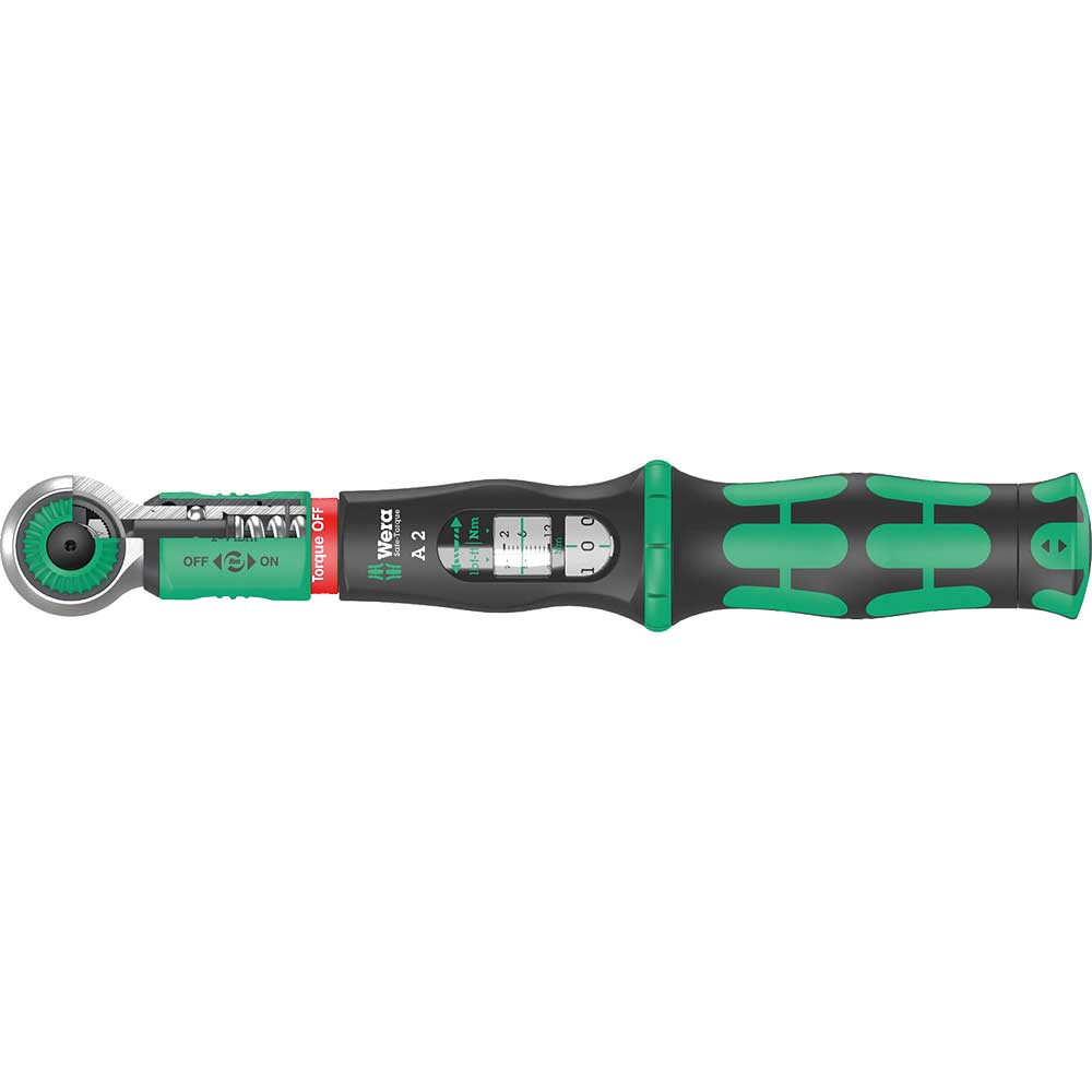 Image of Wera Safe Torque A2 1/4" Hex Drive Torque Wrench 1/4" 2Nm - 12Nm