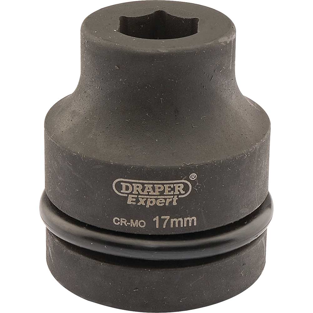 Image of Draper Expert 1" Drive Hexagon Impact Socket Metric 1" 17mm