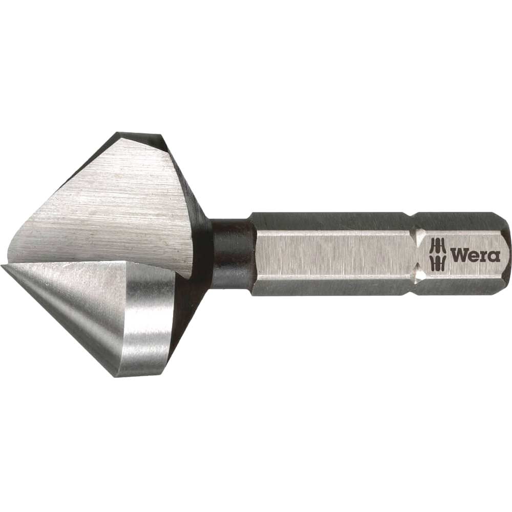 Image of Wera 845 Hex Shank Single Flute Countersink 6.3mm