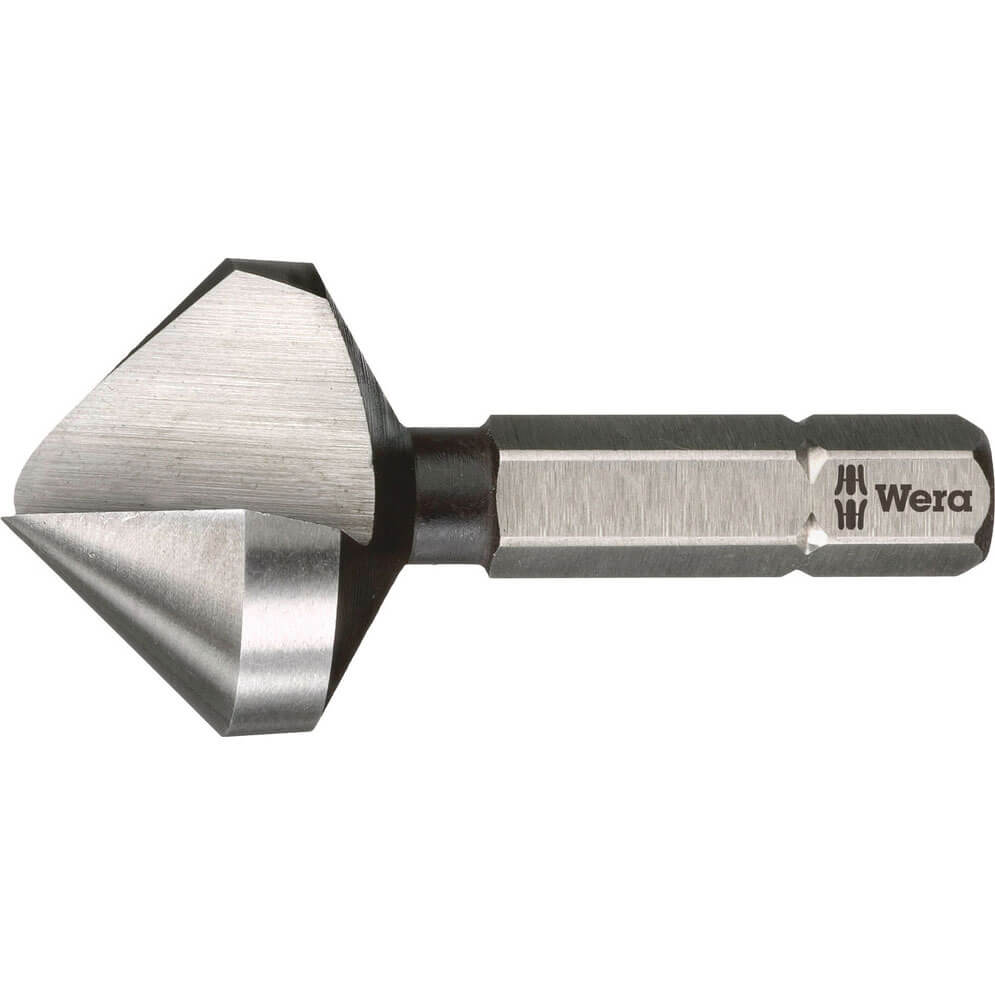 Image of Wera 845 Hex Shank Single Flute Countersink 10.4mm