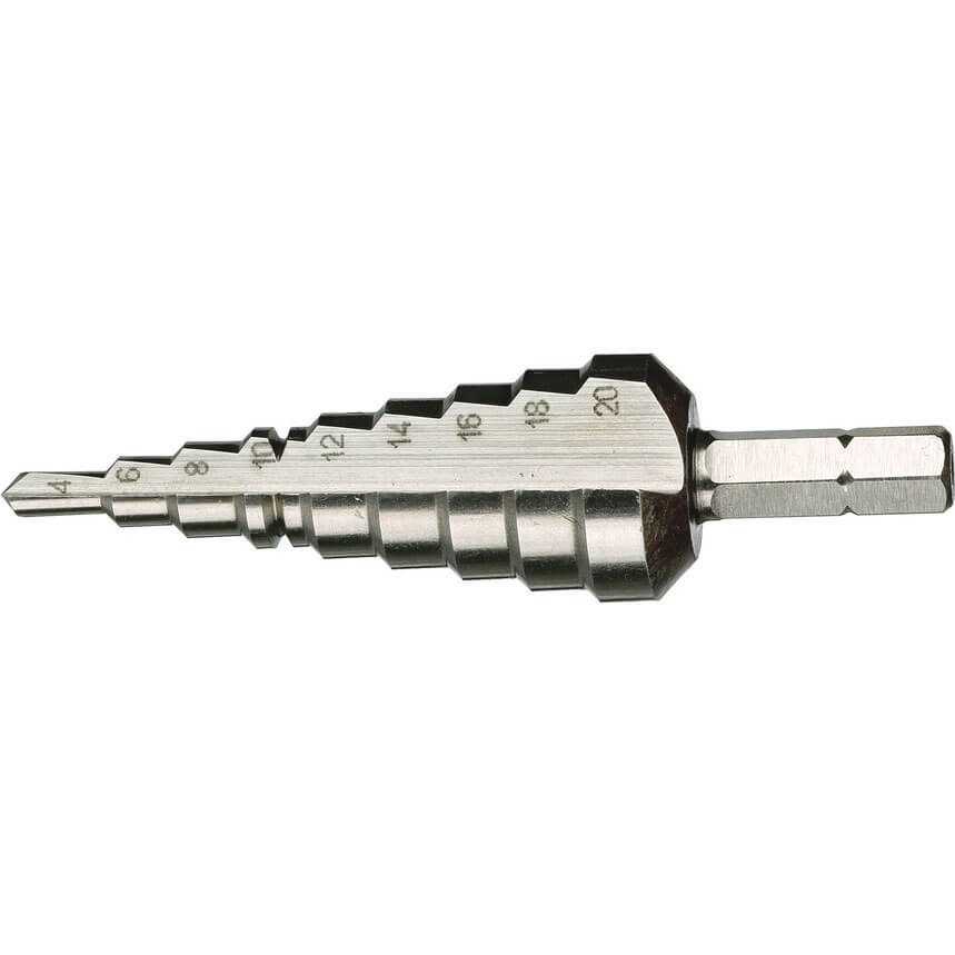 Image of Wera 843 Stepped Drill Bit 4mm - 20mm
