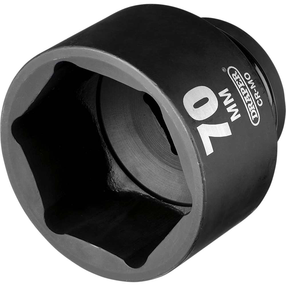 Image of Draper Expert 1" Drive Hexagon Impact Socket Metric 1" 70mm