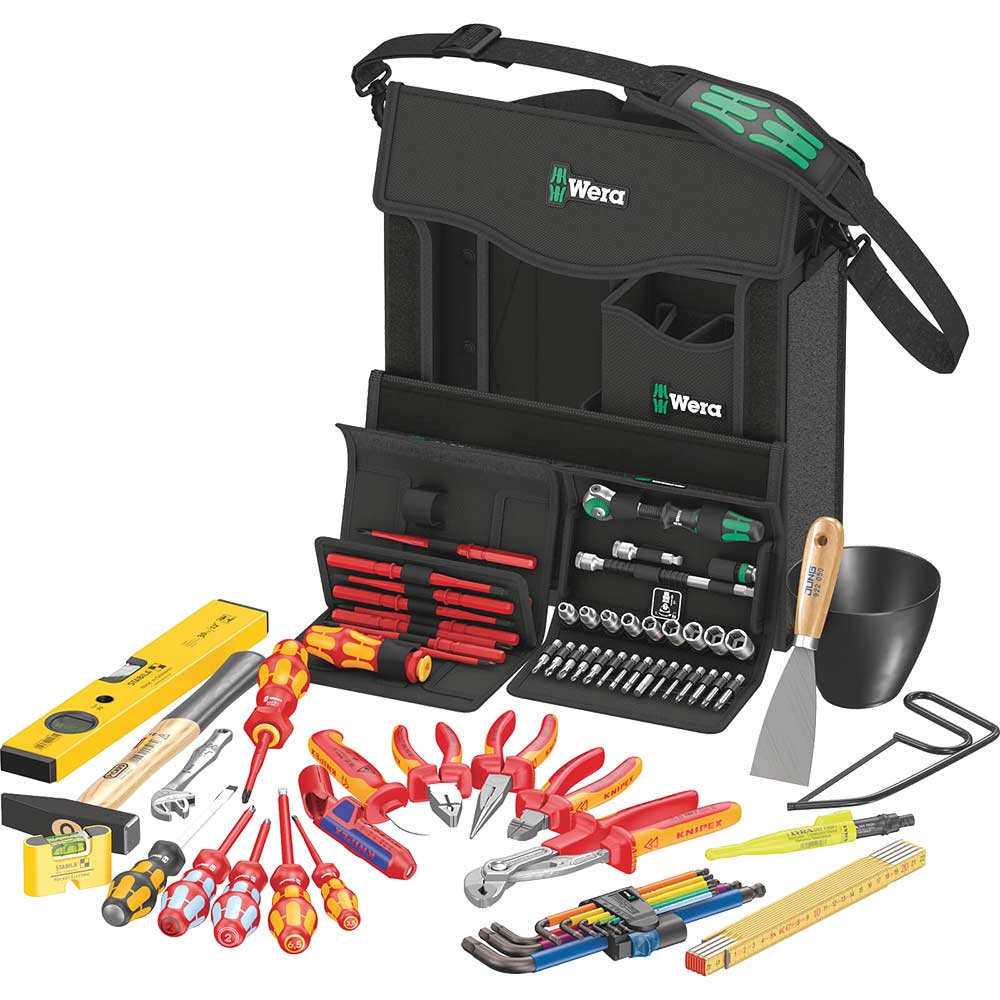 Wera 73 Piece 2Go E1 Electricians Complete Tool Set