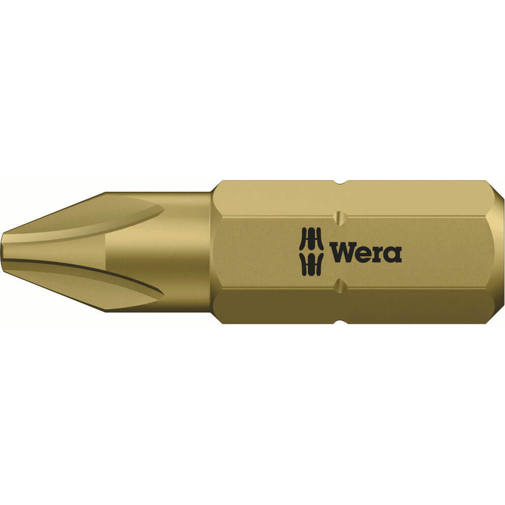 Image of Wera 851/1 A Extra Hard Phillips Screwdriver Bits PH1 25mm Pack of 1