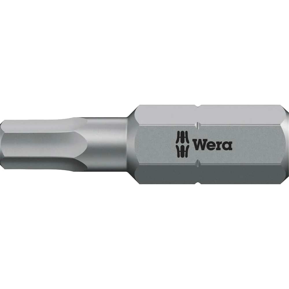 Wera 840/1Z Extra Hex Imperial Screwdriver Bit 7/64 25mm Pack of 1