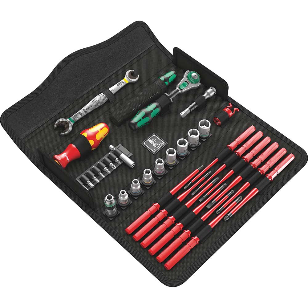 Wera 35 Piece Kraftform Kompakt W2 Maintenance Set