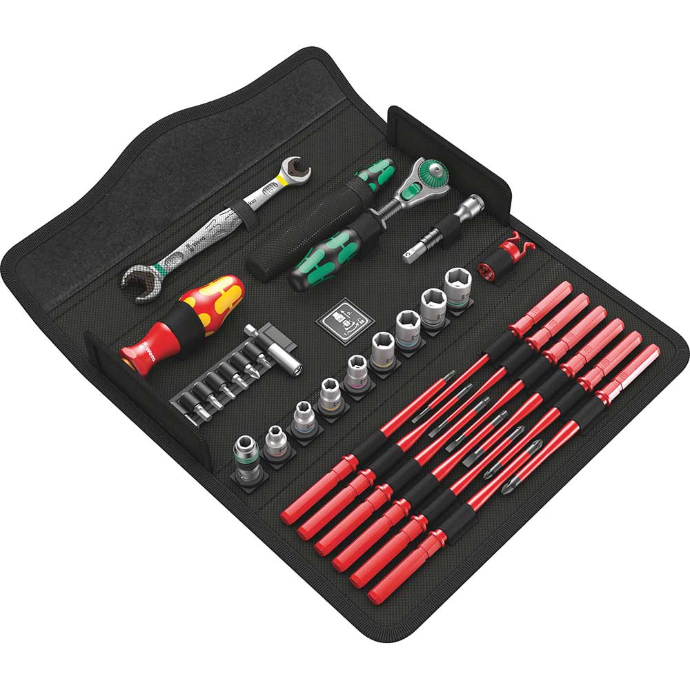 Image of Wera 35 Piece Kraftform Kompakt W2 Maintenance Set