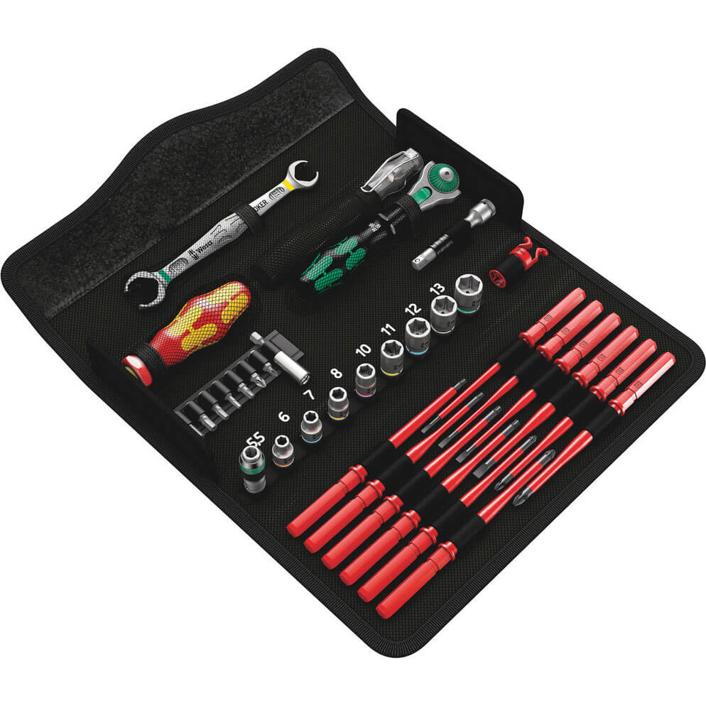 Image of Wera 35 Piece Kraftform Kompakt W Maintenance Tool Kit