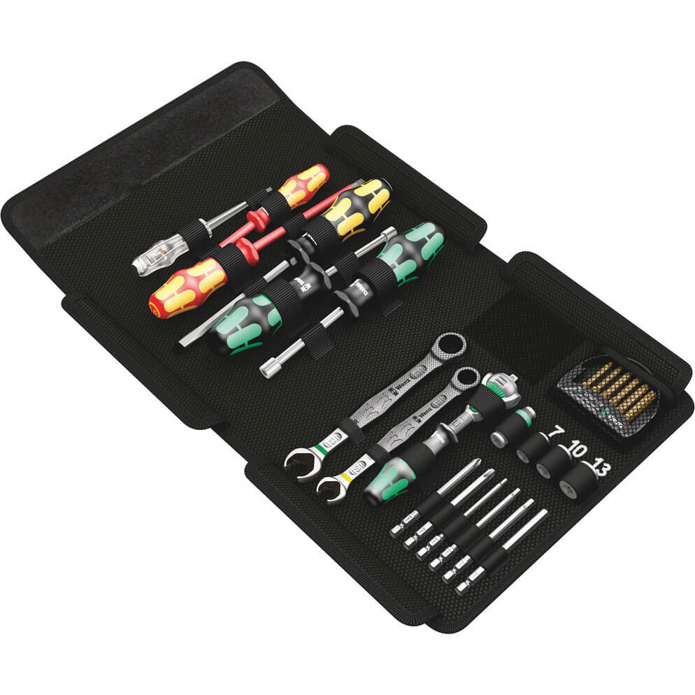 Image of Wera 25 Piece Kraftform Kompakt SH1 Plumbers Tool Kit
