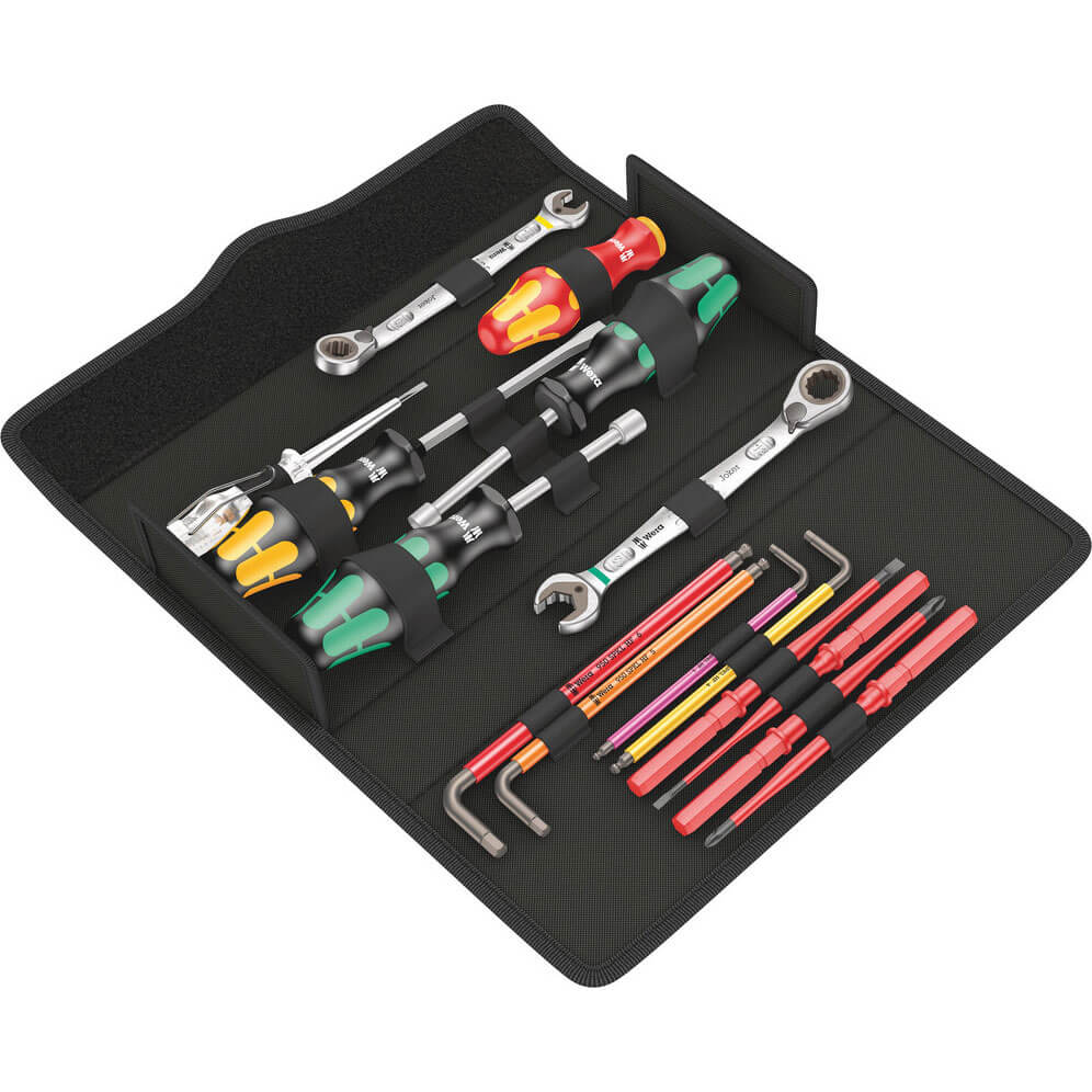 Image of Wera 15 Piece Kraftform Kompakt SH 2 Plumbers Kit