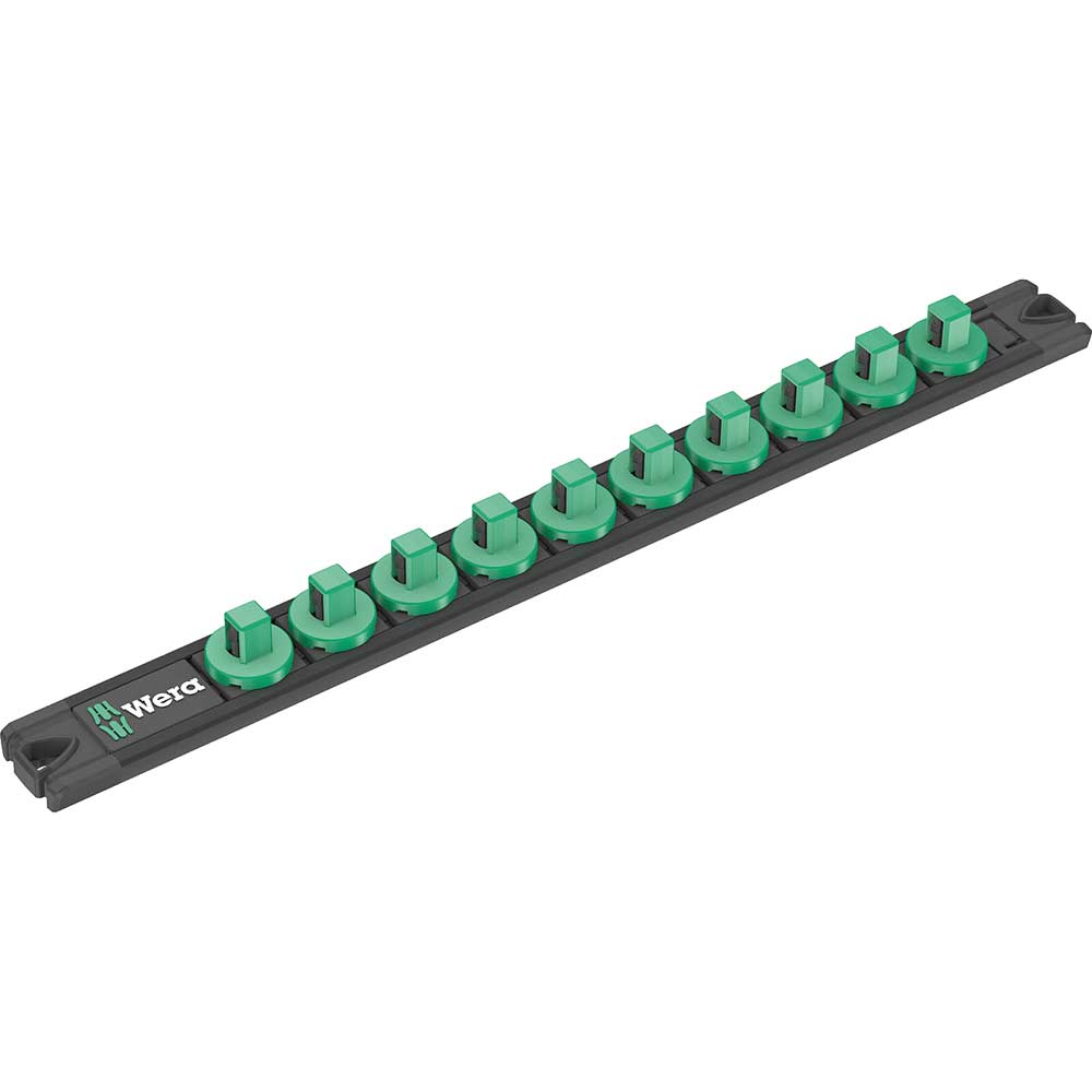 Wera 9600 3/8" Drive Magnetic Socket Rail Twist-To-Unlock 3/8