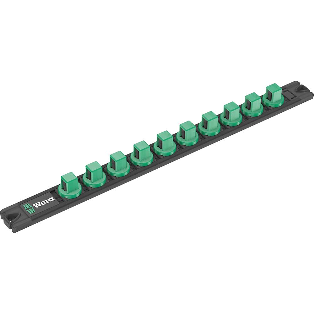 Wera 9600 1/2" Drive Magnetic Socket Rail Twist-To-Unlock 1/2