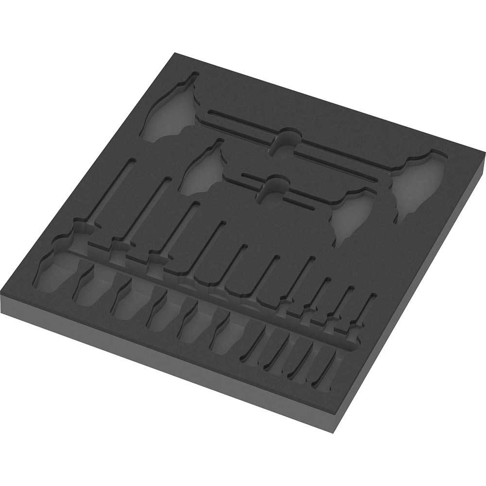 Image of Wera Empty Foam Insert Tray for 9712 Torx Screwdriver Set