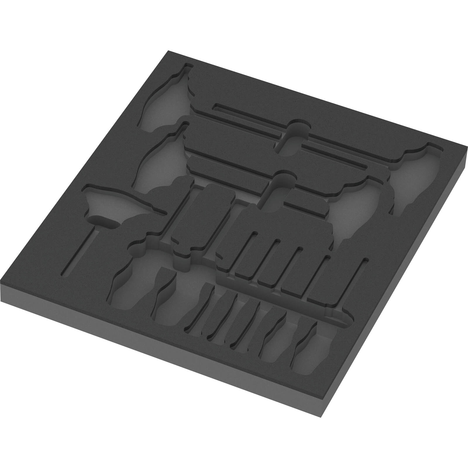 Image of Wera Empty Foam Insert Tray for 9713 Hexagon Screwdriver Set