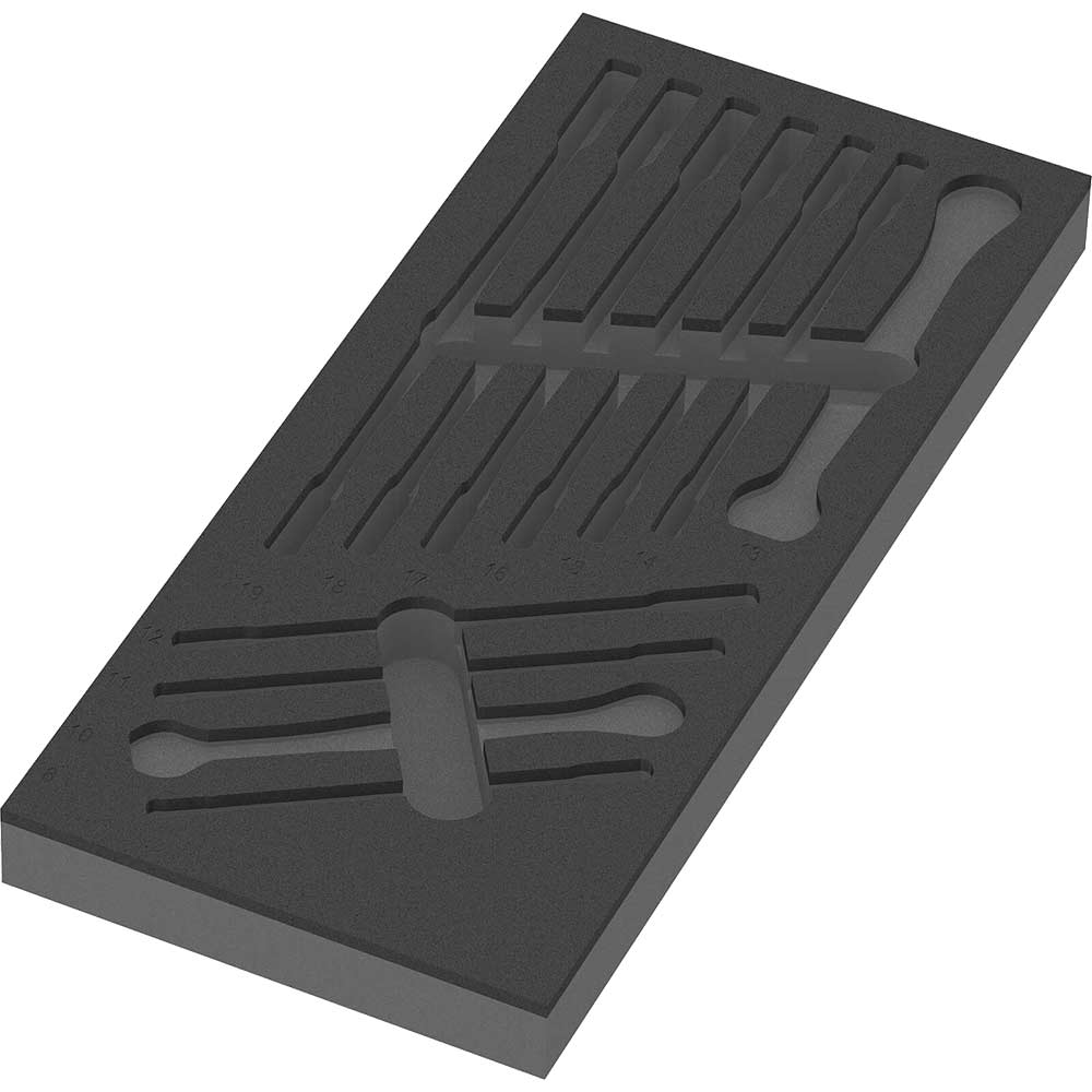 Wera Empty Foam Insert Tray for Joker 6000 Spanner Set 1