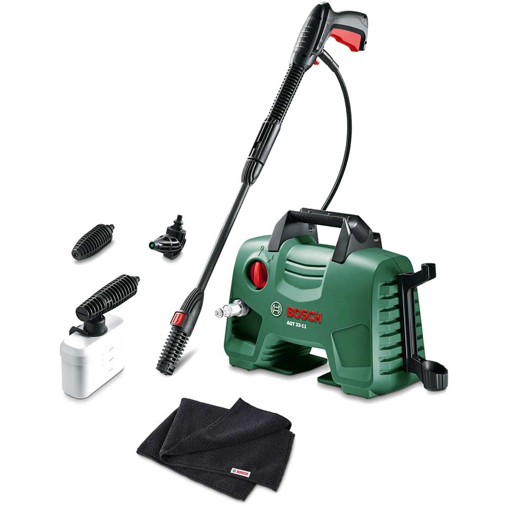 Bosch Aqt 33 11 Pressure Washer Car Kit 110 Bar Pressure Washers