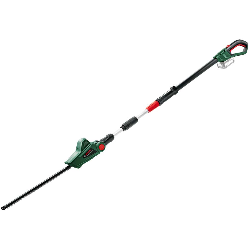 Bosch UNIVERSALHEDGEPOLE P4A 18v Cordless Telescopic Pole Hedge Trimmer 430mm No Batteries No Battery Charger