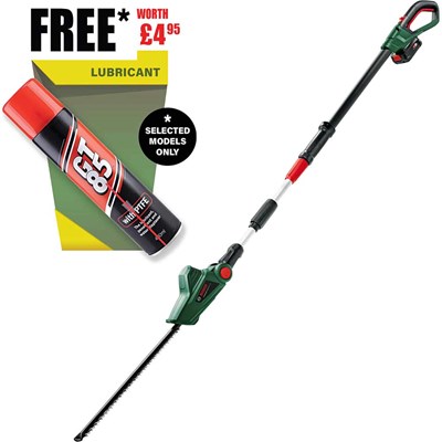 Bosch UNIVERSALHEDGEPOLE P4A 18v Cordless Telescopic Pole Hedge Trimmer 430mm