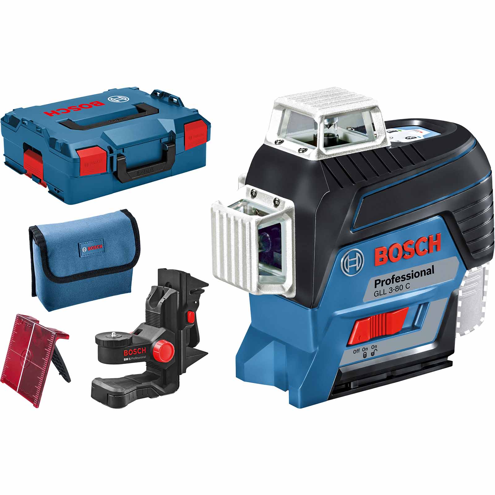 Bosch GLL 3-80 C 12v Cordless Connected Line Laser Level No Batteries No Charger Case