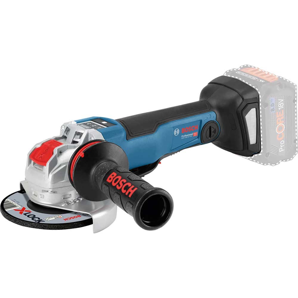 Bosch Gwx 18 V 10 Psc X Lock Angle Grinder 125mm Angle Grinders