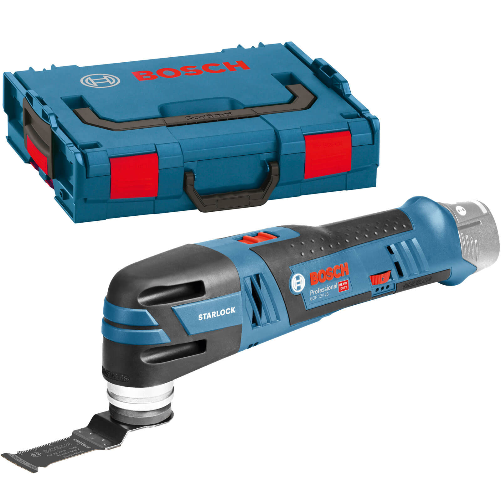 Image of Bosch GOP 12 V-28 12v Cordless Starlock Oscillating Multi Tool No Batteries No Charger Case & Accessories