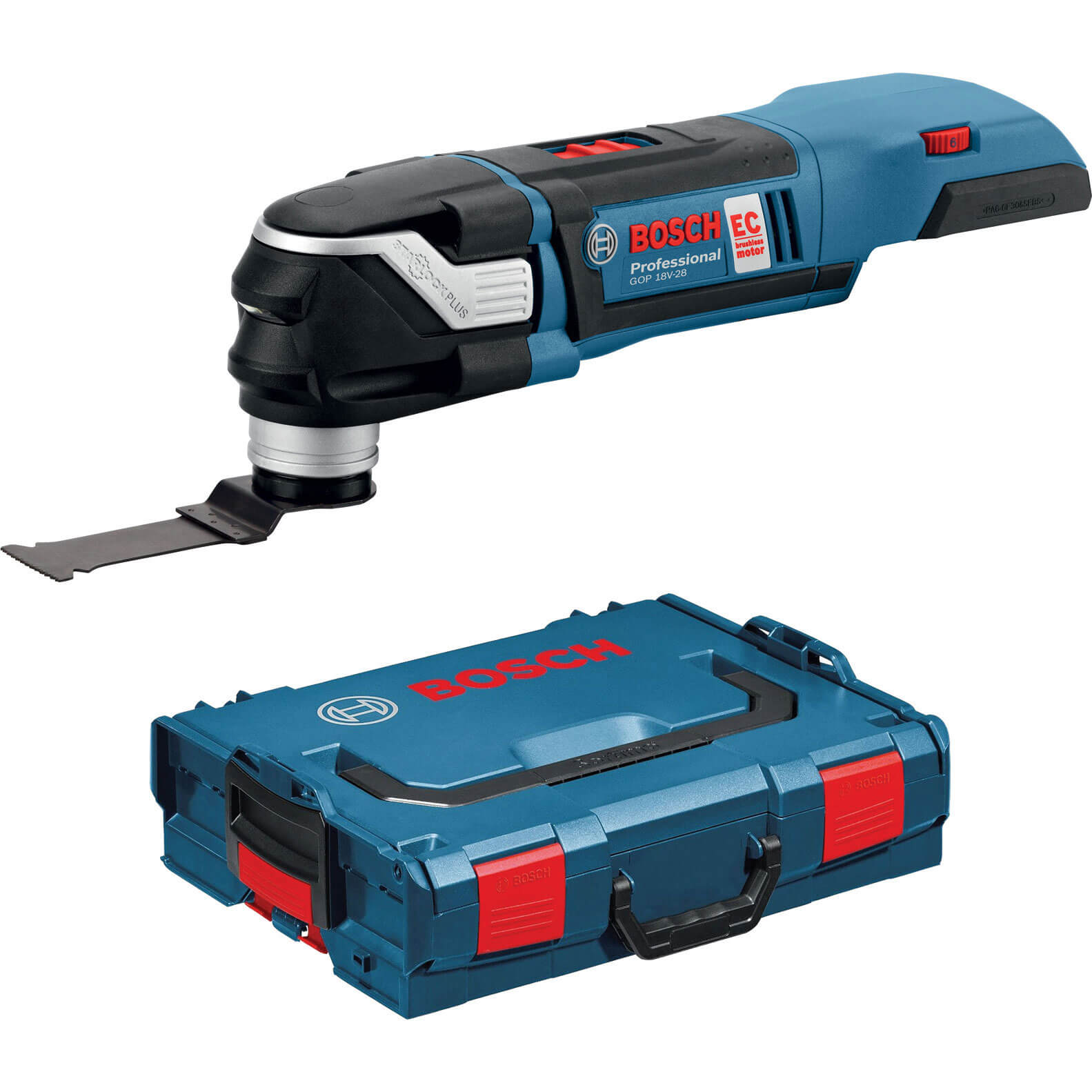 Image of Bosch GOP 18 V-28 18v Cordless Brushless Starlock Plus Oscillating Multi Tool No Batteries No Charger Case