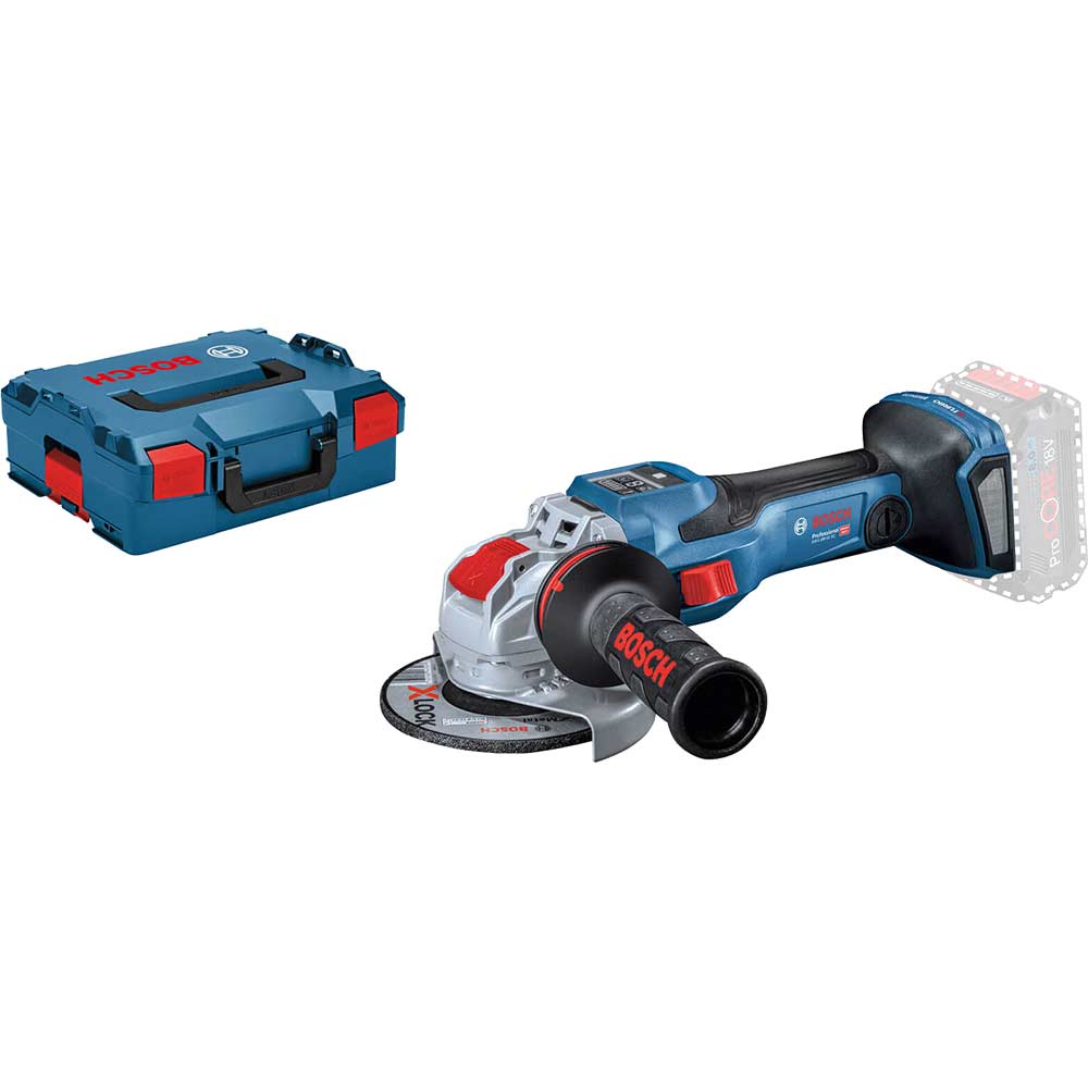 Bosch GWX 18 V-15 SC BITURBO 18v Cordless X Lock Angle Grinder 125mm No Batteries No Battery Charger Case