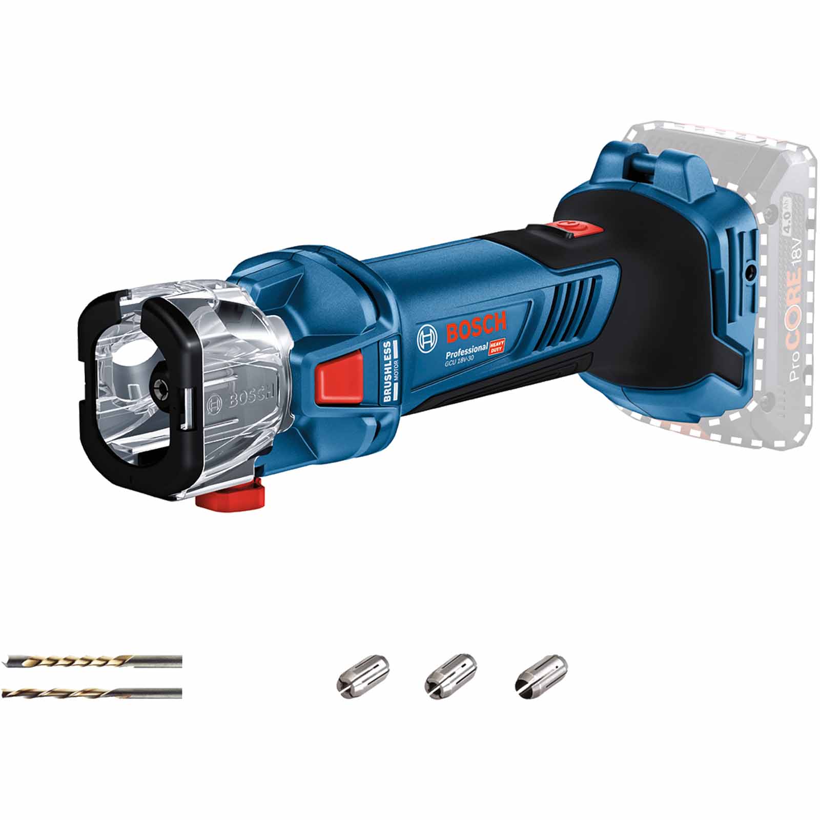 Bosch GCU 18V-30 18v Cordless Brushless Drywall Cut Out Tool No Batteries No Charger No Case