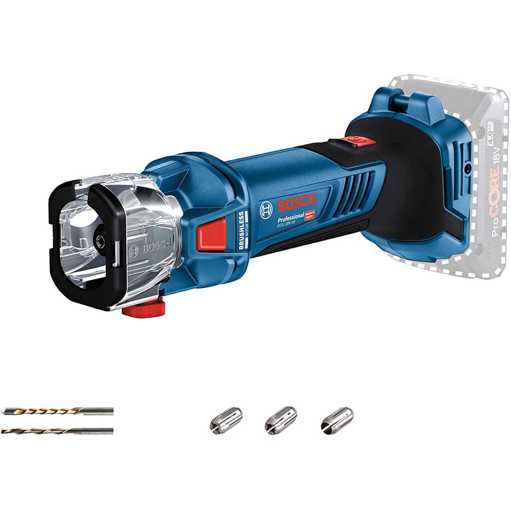 Bosch GCU 18V-30 18v Cordless Brushless Drywall Cut Out Tool No Batteries No Battery Charger No Case