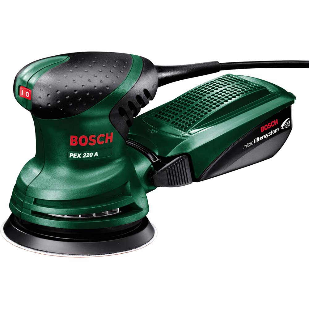 Image of Bosch PEX 220 A Orbital Disc Sander 125mm 240v