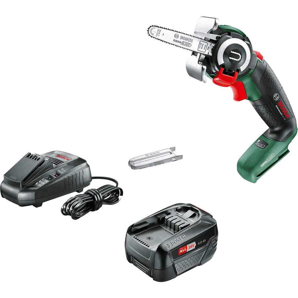 Image of Bosch ADVANCEDCUT 18 LI 18v Cordless Nanoblade Multi Saw 1 x 4ah Li-ion Charger No Case