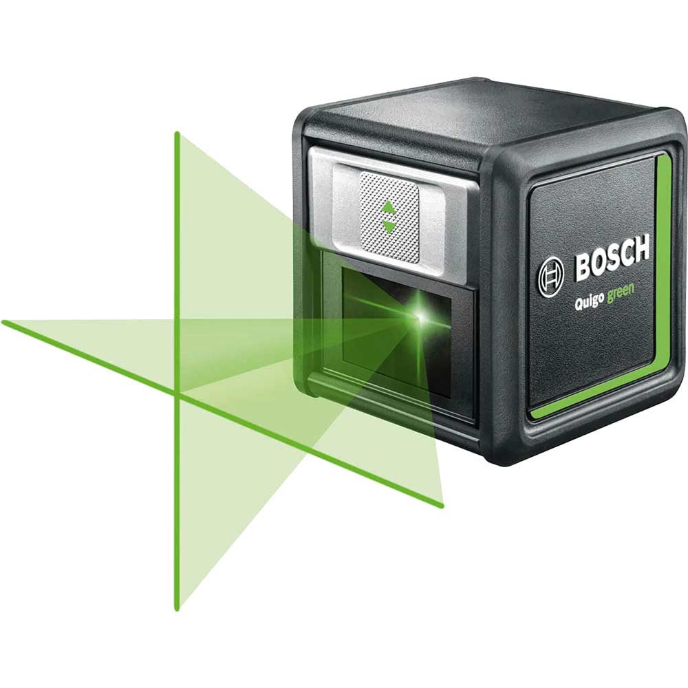 Bosch Quigo Green Self Levelling Cross Line Laser Level Laser Levels