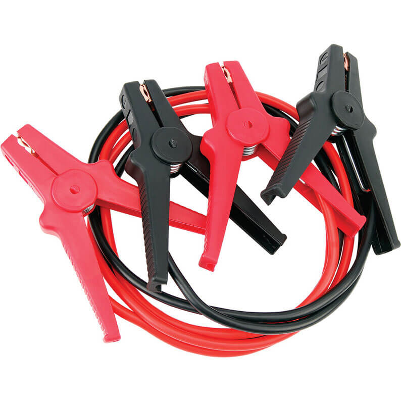 Image of Draper Battery Booster Cable Jump Leads 1.8m