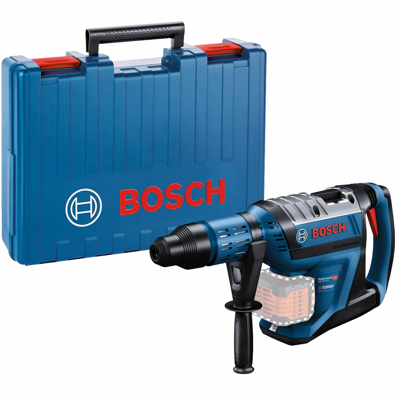 Bosch GBH 18V-45 C BITURBO 18v Cordless SDS Max Rotary Hammer Drill No Batteries No Charger Case