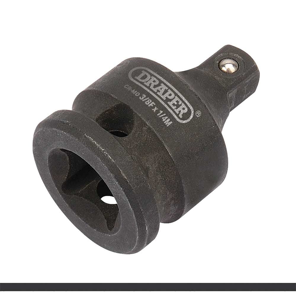 Draper Expert Impact Socket Converter 3/8" Female 1/4" Male