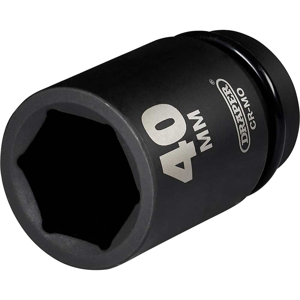 Draper Hi Torq 1" Drive Deep Hexagon Impact Socket 1" 40mm