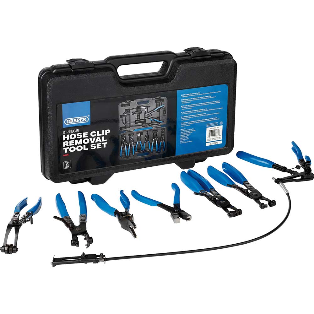 Draper HCRS1 Hose Clip Removal Tool Set
