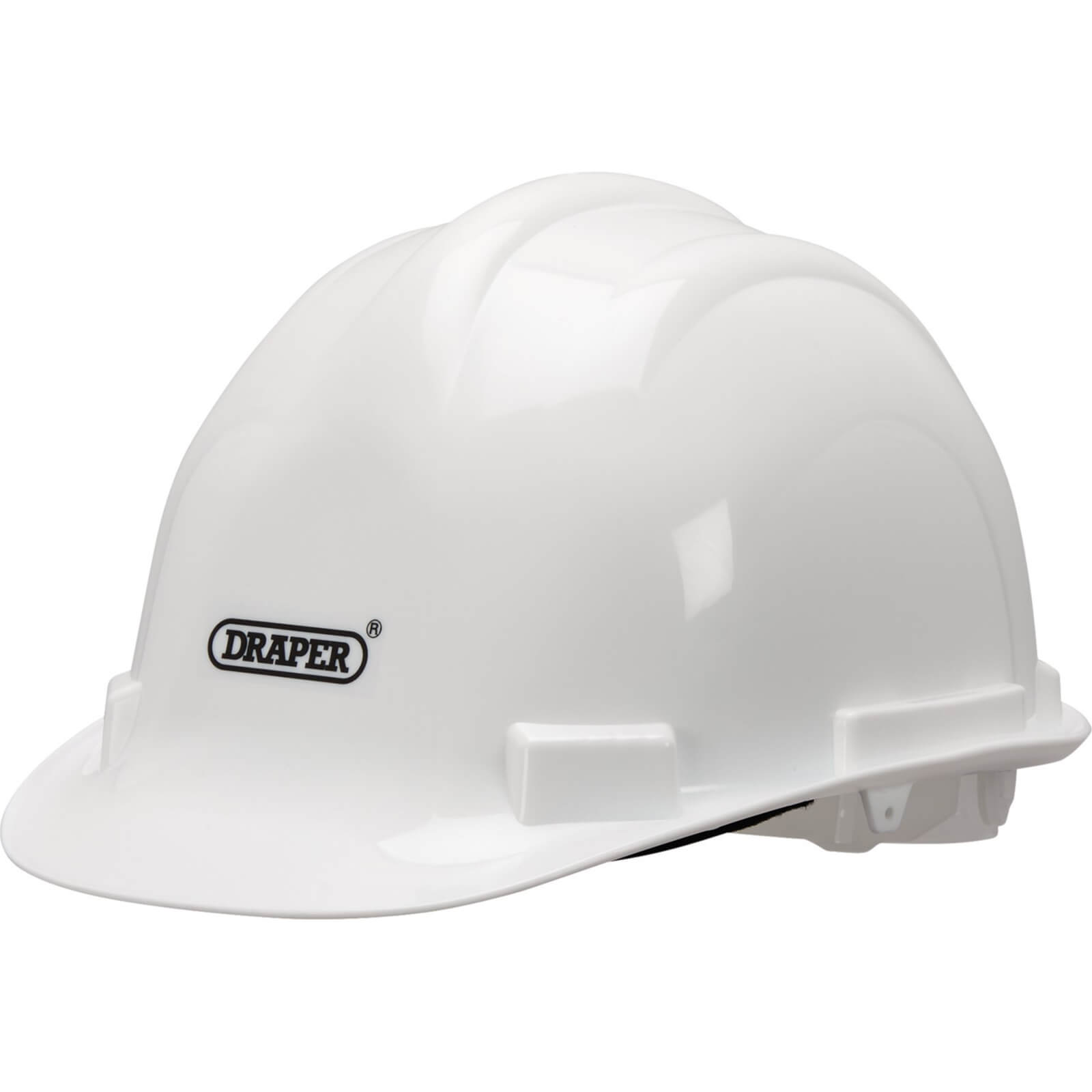 Image of Draper EN397 Hard Hat Safety Helmet White