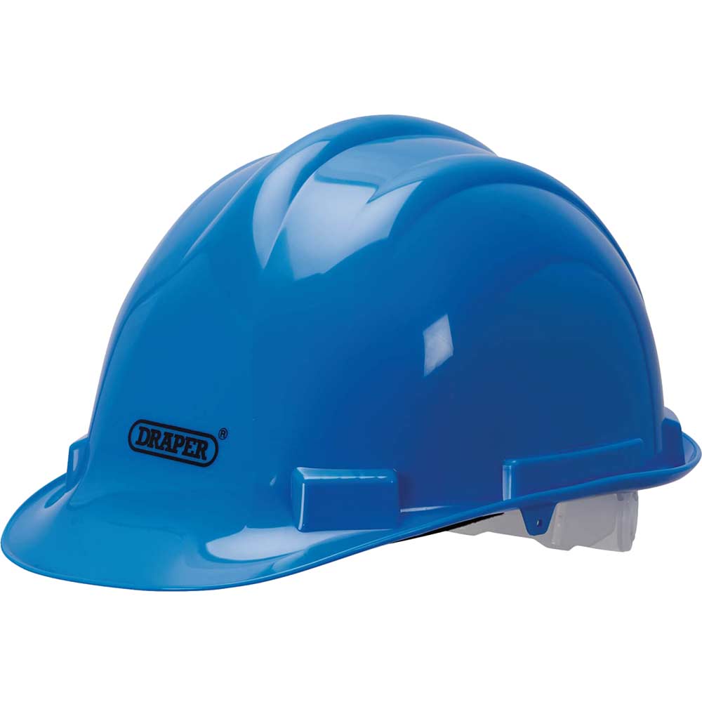 Image of Draper EN397 Hard Hat Safety Helmet Blue