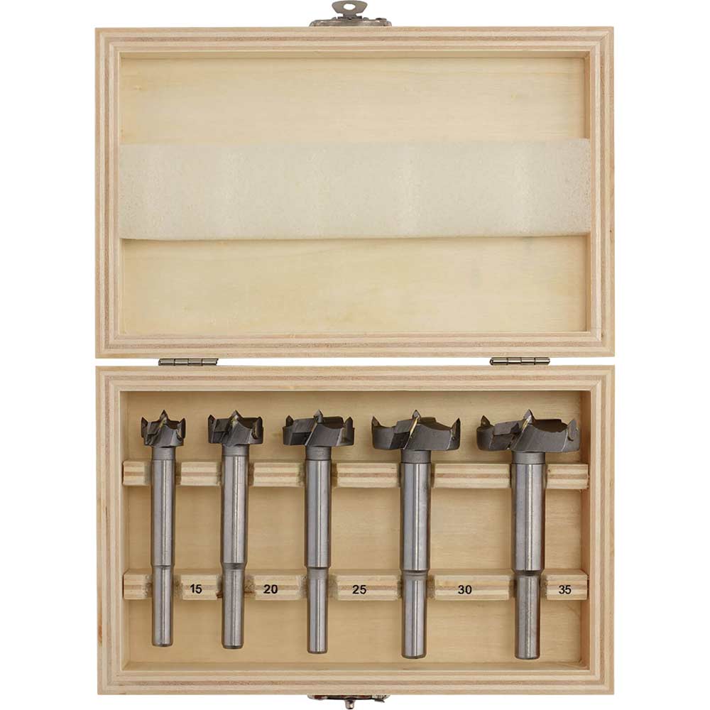 Draper 5 Piece Forstner Drill Bit Set