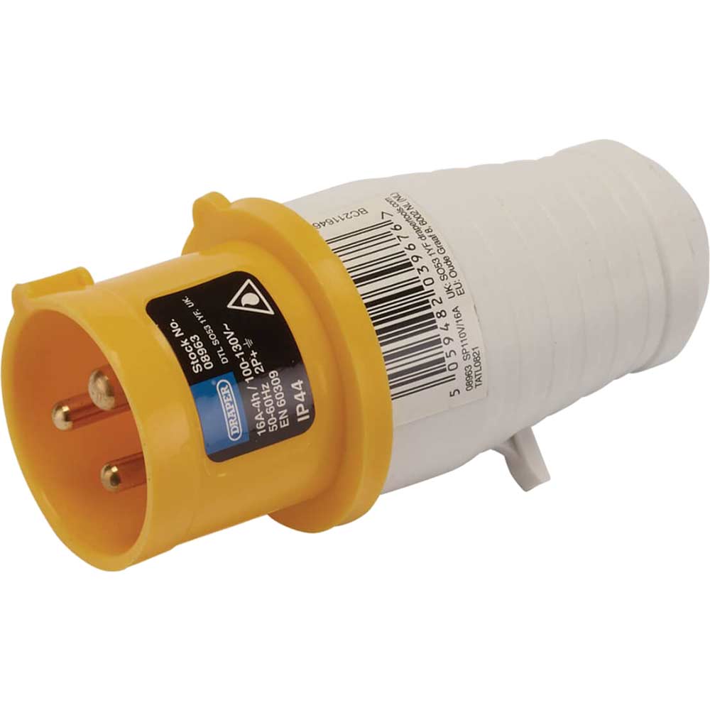Draper Site Plug 16 amp 110v 110v