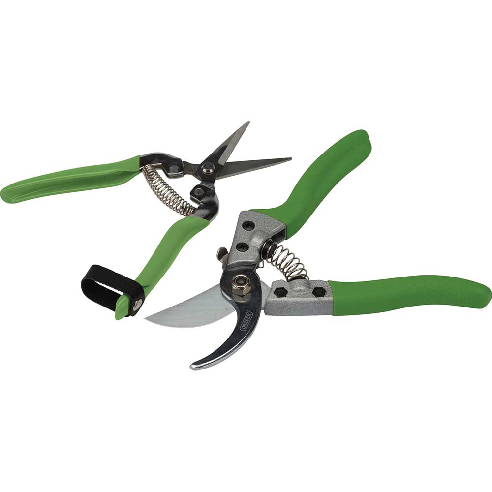 Image of Draper 2 Piece Bypass Pruner and Flower Shear Set