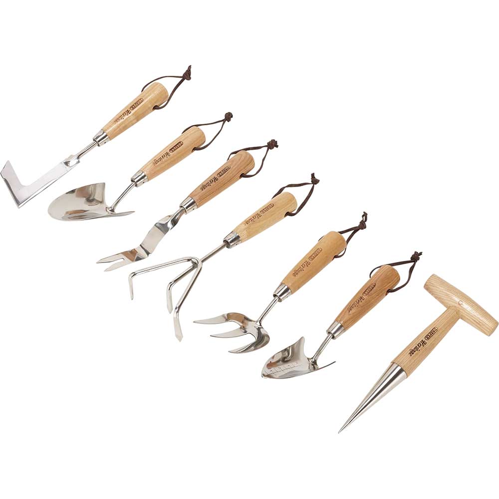 Draper Heritage 7 Piece Stainless Steel Garden Tool Set