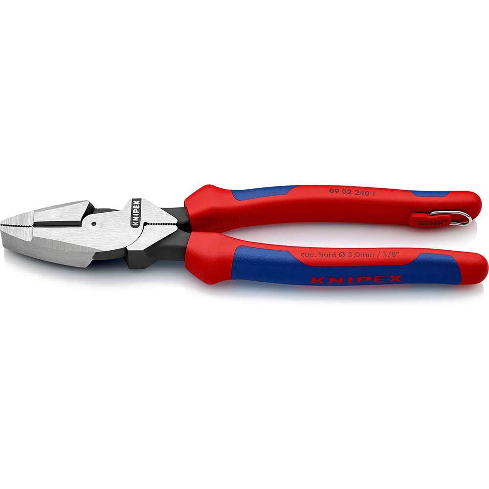 Image of Knipex 09 02 Tethered Lineman Pliers 240mm