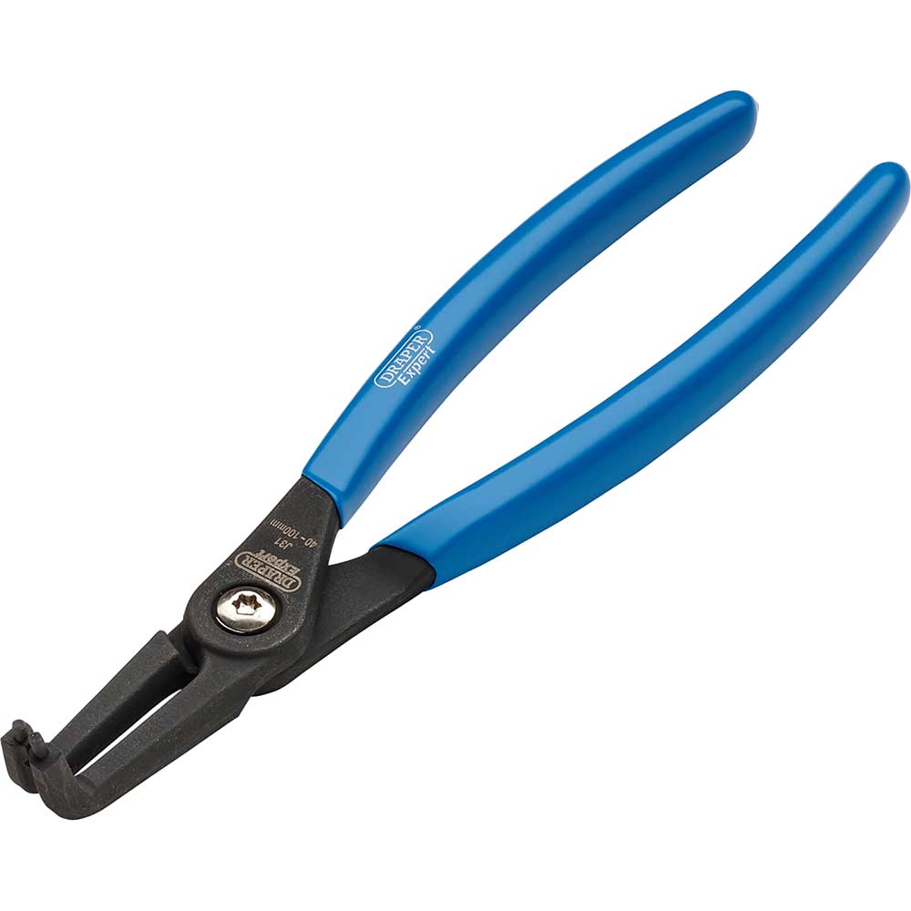 Image of Draper Expert Bent Internal Circlip Pliers 40mm - 100mm